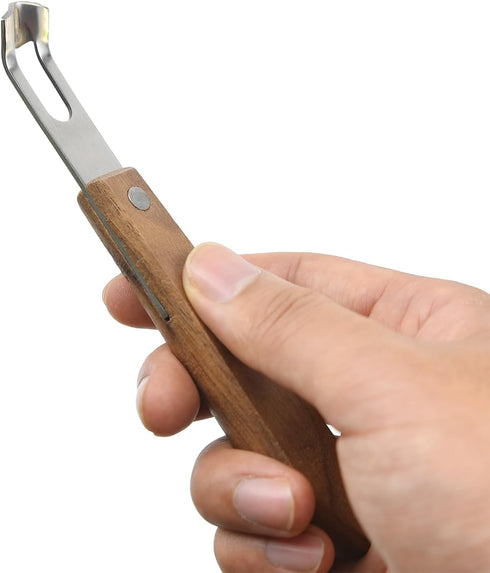 Channel Knife, Lemon Peeler Zester Tool, Wood & Stainless Steel Peeler, Ultra Sharp Lemon Rind Twist Peeler Tool, Kitchen Tool for Lemon Orange Ci...