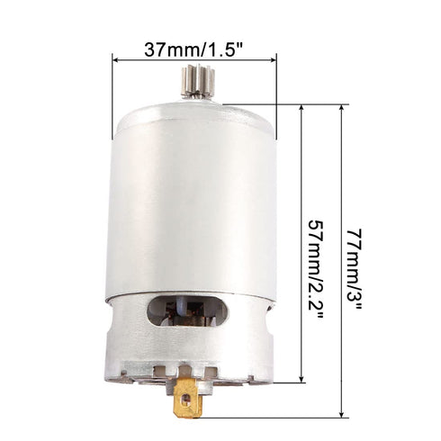 uxcell DC 18V 32000RPM 9 Teeth Shank Gear Motor for Rechargeable Electric Drill...