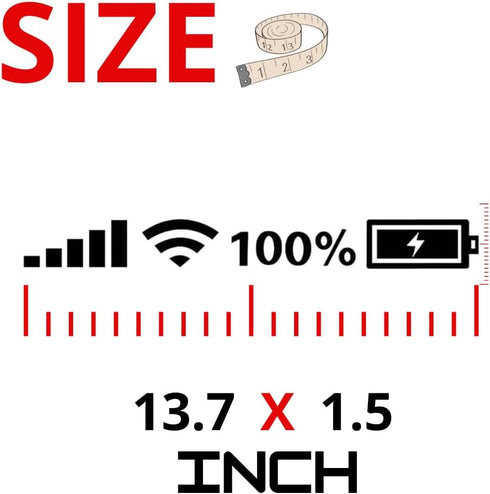 Signal WiFi Full Battery Sign Funny Sticker for Car, Car Window Stickers Unique Vehicle Decals Styling Decorative Auto Rear Window Decal Electric ...