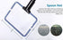 6 in 1 Multi-Function Aquarium/Fish Tank Cleaning Tool, Algae Scraper, Small & Large Fish Net, Sponge, Plant Fork, Gravel Rake for Long Deep Fish ...