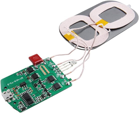 1 pcs 10W Qi Fast Charging Wireless Charger PCBA Circuit with Board Coil...