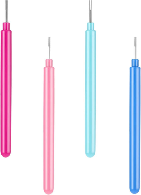 4pc Quilling Kit Quilling Tool 4.13inch Supplies Quilling Paper Bead Roller Tools for Paper Flowers Crafts Colorful Paper Strip Quilling Needle Pe...