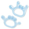 2 Pack Baby Teethers Toys for Babies, Chrxbei Infant Teether Pacifiers Toys 3 4 5 6 7 8 9 10 11 12 months, Newborn Teething Gum Set Massager Senso...