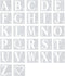 AIEX 27pcs Stencils, 6 Inch Reusable Plastic Stencils for Painting on Wood Letters and Numbers Stencils Alphabet Stencils for Wall Art Drawing Cra...