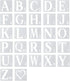AIEX 27pcs Stencils, 6 Inch Reusable Plastic Stencils for Painting on Wood Letters and Numbers Stencils Alphabet Stencils for Wall Art Drawing Cra...