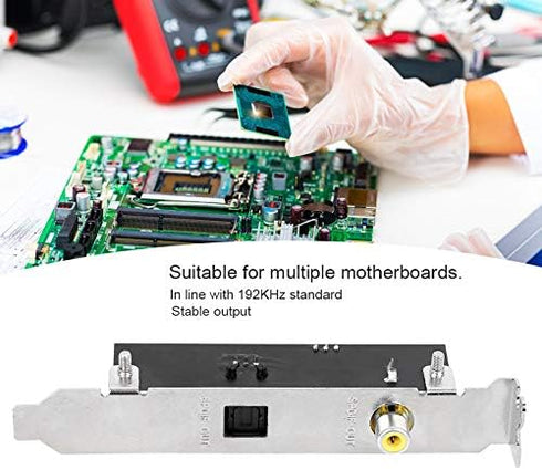 Optical Out Back Plate Cable Bracket, OutPlate Cable Bracket SPDIF Optical Electrical Components for ASUS/GIGABYTE/MSI Motherboard...