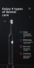 Sonic Electric Toothbrush for Adults,Rechargeable Electric Power Toothbrush 4 Sonic Toothbrush Heads,IPX7 Waterproof 4 Modes,Smart Timer,Black...