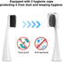 Replacement Toothbrush Heads for Burst Electric Toothbrush Adults with Dust Cover Caps, Soft Charcoal Bristles for Deep Cleaning, Plaque Removal a...