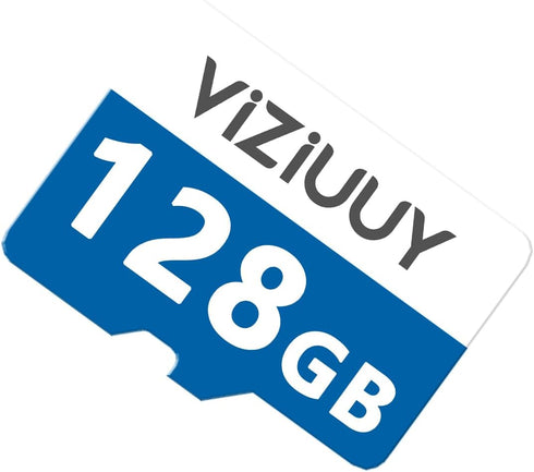 Micro 128GB SD Card for Security Cameras, Read 90MB/sec, Write 25MB/sec, Memory Card for Solar Security Cameras Indoor Outdoor, Action Camera, Das...