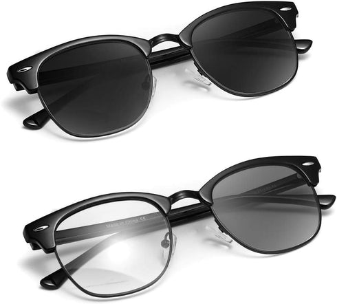 Semi Rimless Polarized Sunglasses Men Photochromic Sun Glasses Women Unisex TY201903...