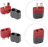 10 Pairs Anti-Slip Amass Deans T Plug Male Female Connector Adapter with Sheath Housing...
