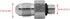 (4-PACK) 6400-04-02-O Hydraulic Hose Adapter Fitting 1/4" Male JIC 37° Flare (7/16"-20UNF) × 1/8" Male O-Ring Boss (5/16"-24UNF) SAE Straight Pipe...