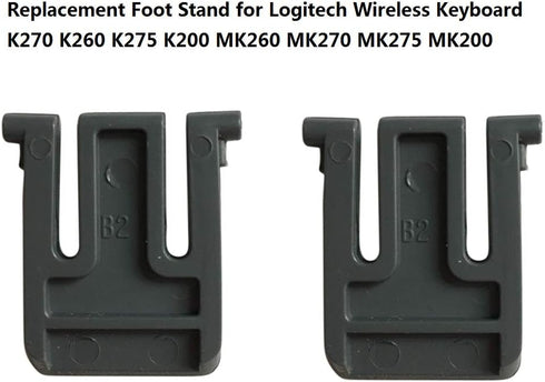 2pcs Replacement Keyboard Feet Stand Leg for Logitech Wireless Keyboard K260 K270 K270r MK260 MK270 MK270r MK275 MK200...