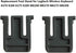 2pcs Replacement Keyboard Feet Stand Leg for Logitech Wireless Keyboard K260 K270 K270r MK260 MK270 MK270r MK275 MK200...