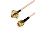 coaxial Cable SMA Female jack to SMA Male plug Pigtail Cable 4 Holes Flange Chassis Panel Mount RG316 /20cm WiFi Router ?2 pcs? not part of tv cab...