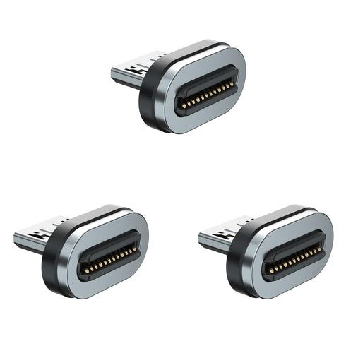 Magnetic Charging Cable Tips Connectors for Micro Android Devices Fast Charging(3 Pack), Magnetic Phone Cable Adapter(Micro USB)...