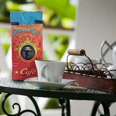 Draco Rosa Premium Ground Coffee from Puerto Rico - 8oz...