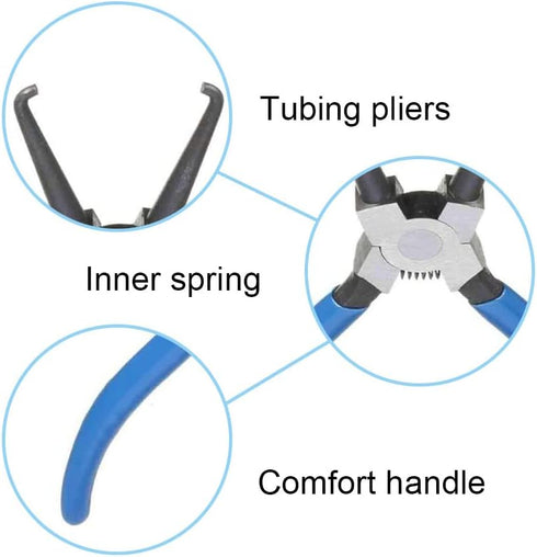 Fuel Line Plier Carbon Steel Car Fuel Line Removal Plier Anti-rust Joint Clamping Plier for Loosen Connections on Fuel Lines...