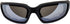 Global Vision Kickback Padded Motorcycle Sunglasses 2 Pair Black Frame Flash Mirror & Smoke Lenses...