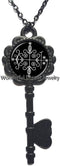 Fashion papa legba Voodoo Key Pendant Ritual Altar Key Pendant Occult Medallion Key Pendant Key Necklace Jewelry?PU195...