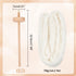 AHANDMAKER 8 Inch Wood Yarn Spinner Beginner's Spinning Kit Weaving Spinning Wheels with Drop Spindle for Crocheting Yarn Making Hand Carved......