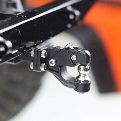 kingsea Metal Hitch Trailer Hook Link Component Trailer Hitch Receiver Compatible with TRX4 Axial SCX10 1/10 RC Crawler Trailer Hook Tow Hitch Tow...