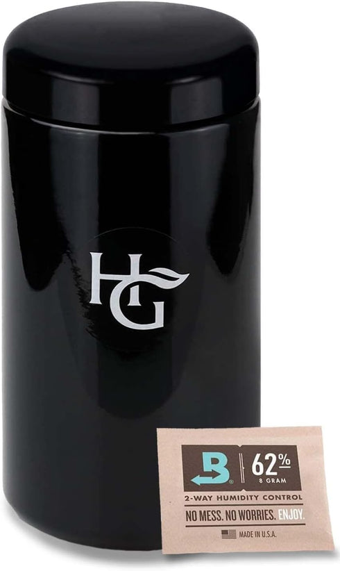 Herb Guard - 1 Oz Airtight Container and Smell Proof Jar (500 ml) 2 Way 62% Pack Keeps Goods Fresh for Months...