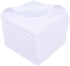 SINLAND Wholesale Microfiber Dish Cloth Best Kitchen Cloths Cleaning Cloths with Poly Scour Side 12Inchx12Inch 10 Pack White...