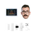 2 Pair Handlebar Moustache Training Wheels Set,Visualsource Handlebar Mustache Trainer Beard Shaping Styling Tool Size L & Size S Mustache Curler ...