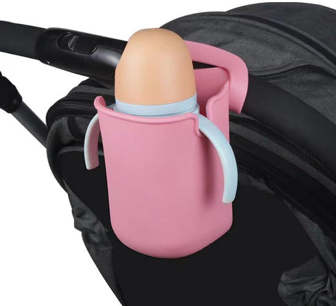Stroller Cup Holder, Silicone Drink Holder for Stroller,Bike Water Bottle Holder,Removable Bottle Holder, Outdoor Universal Portable Cup Holder fo...