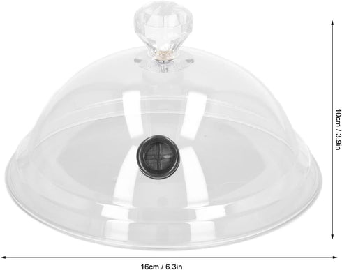 Cocktail Smoke Gun Lid Acrylic Home Smoking Dome Cover Portable Handheld Smoke Infuser for Meat, Grill, BBQ, Cocktail Drinks Cheese...