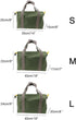 Heavy Duty Canvas Tool Bag, Multi-function High Capacity Tool Storage Handbag, Waterproof Canvas Work Bag for Cars, Drill, Garden, and Electrician...