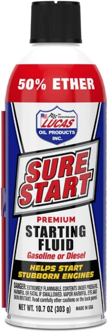 Lucas Oil 11238 Sure Start Premium Starting Fluid - 10.7 Ounce...