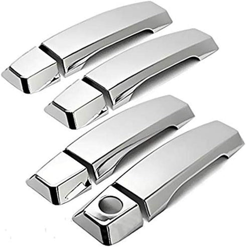 Quality Accessories Chrome Plated Handle Covers Compatible with Nissan Titan...