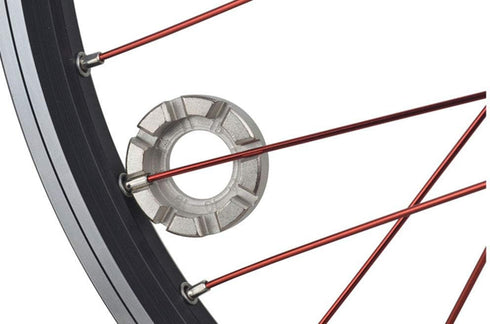 1 PCS Bicycle Wire Wrench Bicycle Spoke Tire Repair Mountain Steel Wheel Tool 8 Notch Silver Wrench Tool...