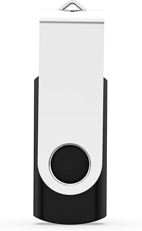 10 Pack 128MB USB Flash Drive Bulk Pack, Bulk USB 2.0 Flash Drives Thumb Drive Swivel Memory Stick Jump Drive Pen Drive Zip Drive...
