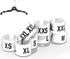 Discount Sizing- White Hanger 800 Size Clips XXS-XXXL | White Size Clips, Garment Markers for Retail Closet Organization...