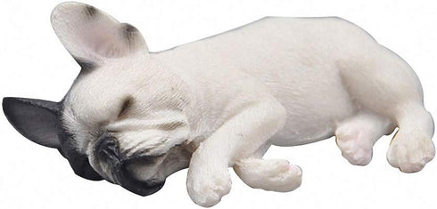 Fewo 6-Cavity Sleeping Dog Corgi and French Bulldog Silicone Mold for Fondant Chocolate Candy Gum Paste Polymer Clay Resin Kitchen Baking Sugar Cr...