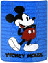 Mickey 45 x 60 Fleece Throw Blanket | Fun Mickey Mouse Fleece Soft Throw Blanket for Girls & Boys | Lightweight Fabric Bed Cover | Cool Bedroom De...
