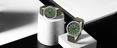 Gosasa Unisex Military Watches Sport Textile Nylon Strap Stylish Men Watch Luminous Fashion Watches Analog Display Quartz Waterproof Casual Wristw...