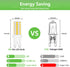 Dimmable G9 LED Light Bulbs 120V, 35W T4 G9 Halogen Equivalent, Warm White 2700K 3000K for Crystal Chandeliers Lights, Accent,Pedant Lights,Wall S...