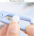2pieces Portable small scissors Kids stationery mini travel scissors Office Cutting foldable scissors small...