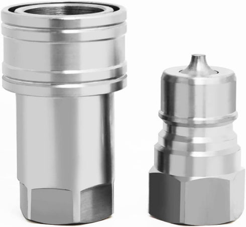 Hydraulic Quick Connect Coupler 1/2" NPT,CEKER ISO 7241-A Tractor Couplers Hydraulic Coupling...