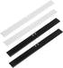 4Pcs Replacement Squeegee Rubber, 10.23'' Window Cleaning Scrubber Wiper Replacement Rubber for Glass, Shower Doors Universal Flexible Squeegee Bl...