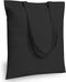 TOPDesign 5-Pack Economical 16"x15" Black Cotton Tote Bag, Lightweight Medium Reusable Grocery Shopping Cloth Bags, Suitable for DIY, Advertising,...