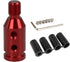 X AUTOHAUX M12 X 1.25 Car Universal Red Gear Shift Knob Adapter for Non Threaded Shifter...