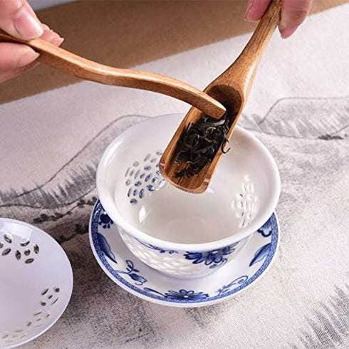6 Pack Silicone Tea Infuser, Reusable Tea Bags Tea Strainer Filter Tea Steeper Tea Diffuser Tea Holder for Loose Leaf Tea with Spoon...