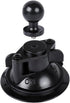 Suction Cup Base Mount with 25mm/1" Ball,Compatible with RAM Mounts and Other B Size Double Ball Socket Arm...