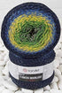 YarnArt Flowers Moonlight Glitter Cotton Yarn, Soft, Rainbow Crochet, Metallic Lurex handknit Shiny, Silvery Cake, Multicolor Cotton, 1 Skein Weig...