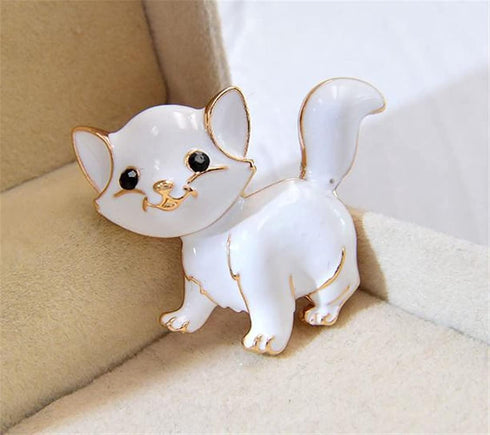 Cat Brooches Pin Cute Fashion Animal Pin Brooch Badge Jewelry Gifts for Backpacks Badges Hats Bags for Women Kids...